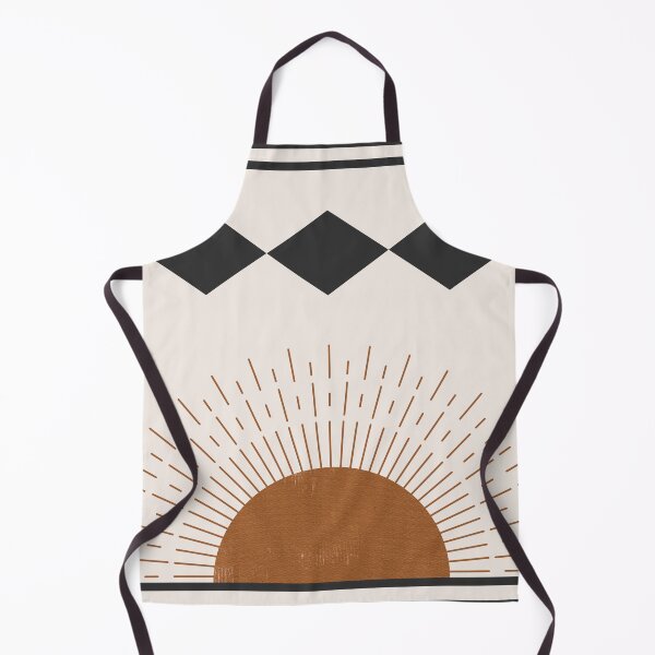 Item preview, Geometric Sunrise Black and Neutral designed and sold by DesignByRoseCo.