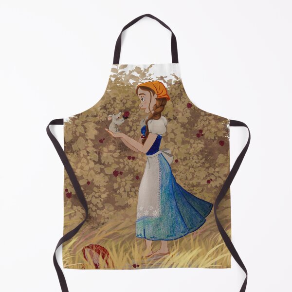 Item preview, A Moment with Nature: Girl and Mouse in Blackberry Bush designed and sold by the little fennec.