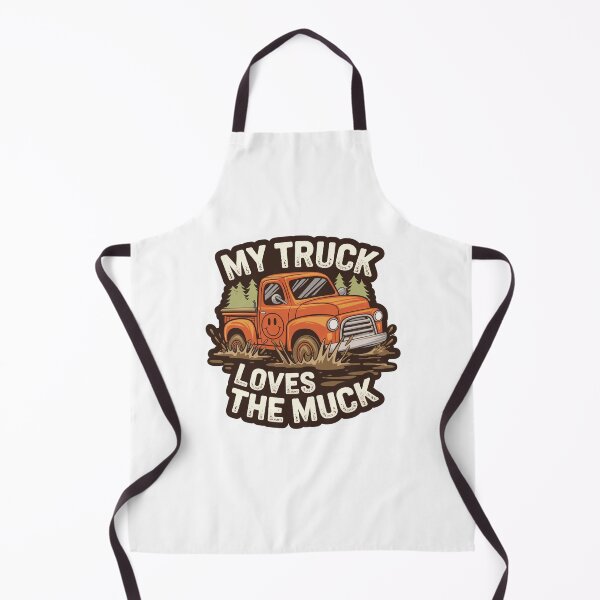 Item preview, Funny retro vintage kawai truck loves the muck  designed and sold by Jaroslaw-S.