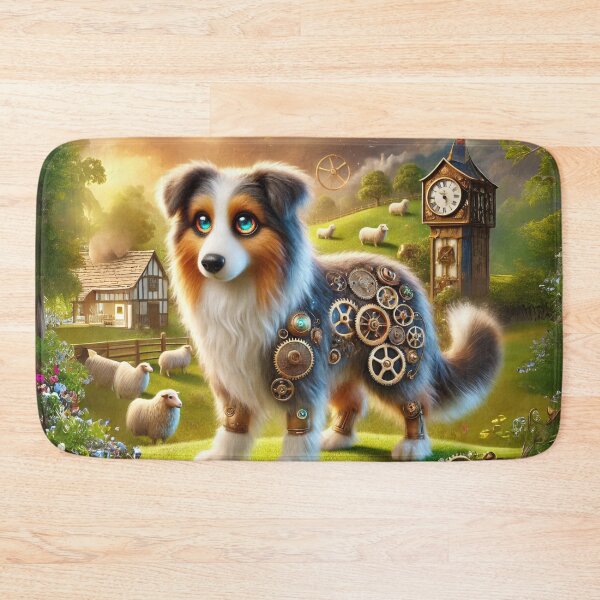Item preview, Steampunk English Shepherd designed and sold by Sillytoe.