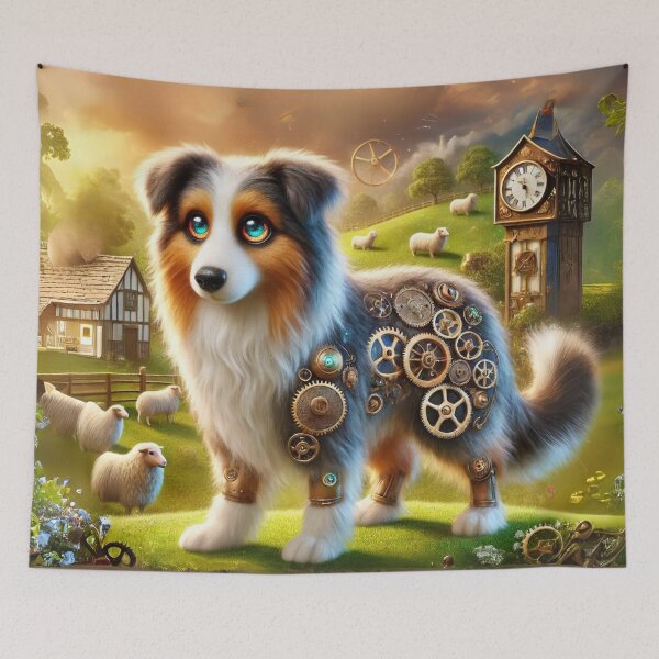 Item preview, Steampunk English Shepherd designed and sold by Sillytoe.