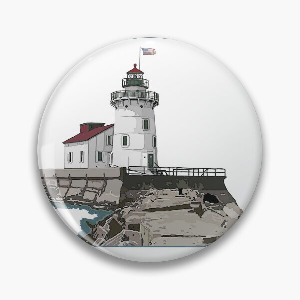 Item preview, Cleveland West pierhead lighthouse designed and sold by avenueart01.