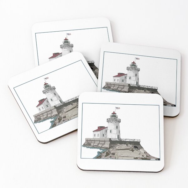Item preview, Cleveland West pierhead lighthouse designed and sold by avenueart01.