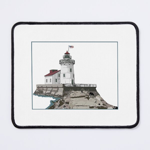 Item preview, Cleveland West pierhead lighthouse designed and sold by avenueart01.
