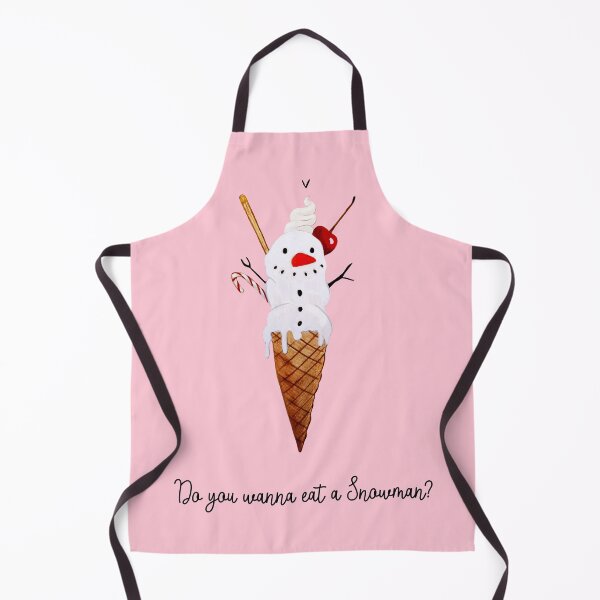 Item preview, ¿Quieres comerte un muñeco de nieve? - Ilustración festiva del cono de helado designed and sold by the little fennec.