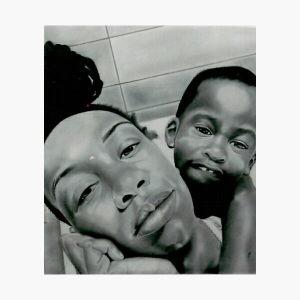 A Son's Love Photographic Print