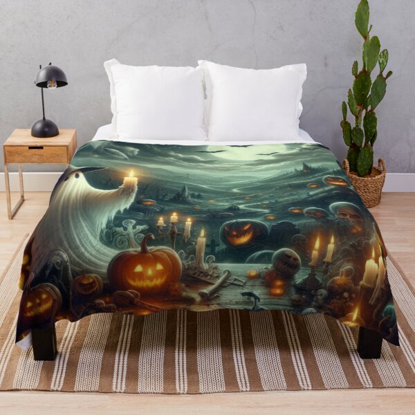 Artikelvorschau, Halloween -Geist mit einer Kerze, Halloween -Geist, Halloween -Kürbis, Halloween -Fantasie entworfen und verkauft von Expressions-Sel.