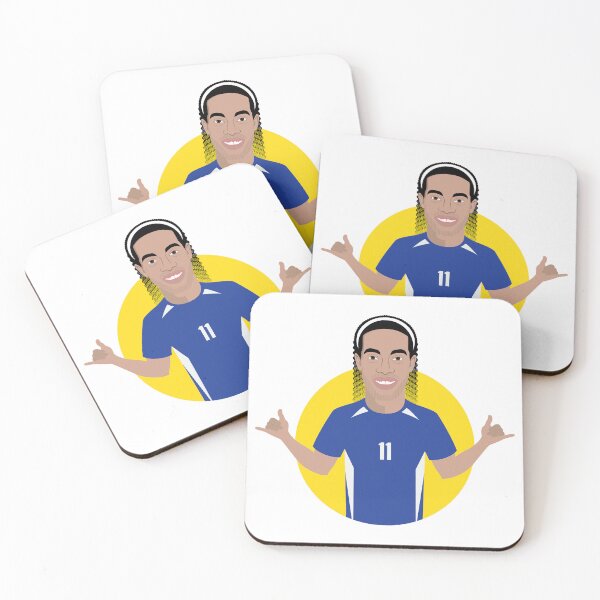 Item preview, Football celebration Brazilian soccer player Ronaldinho designed and sold by vectorlove.