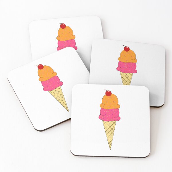 Item preview, Two Scoops Waffle Cone designed and sold by Sartoris Art.