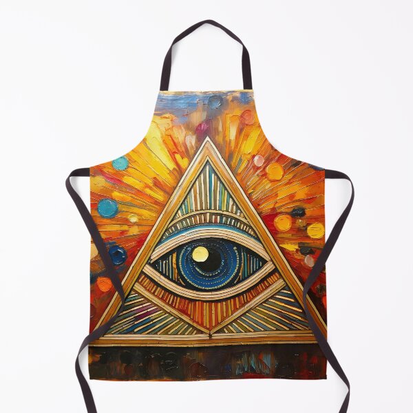 Item preview, Illuminati Painting designed and sold by ArtFactoryAI.