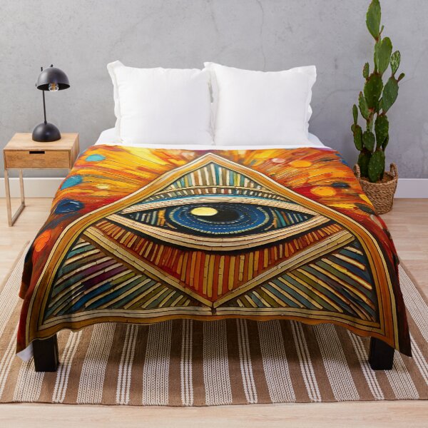 Item preview, Illuminati Painting designed and sold by ArtFactoryAI.
