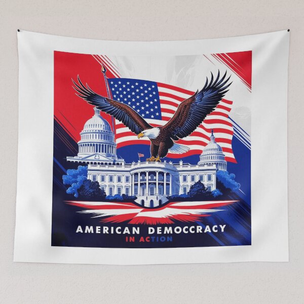 Item preview, American Democracy In Action USA Election 2024 designed and sold by Design E Khaas.