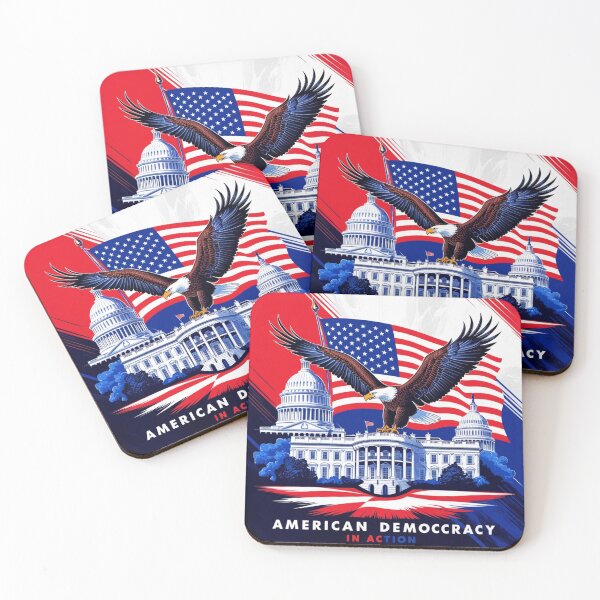 Item preview, American Democracy In Action USA Election 2024 designed and sold by Design E Khaas.