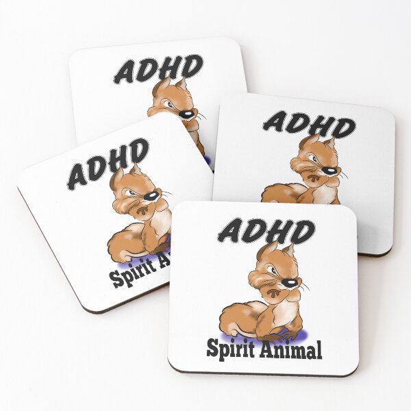Item preview, ADHD Spirit Animal - Look ! its a Squirrel ! designed and sold by SilentlyRob668.