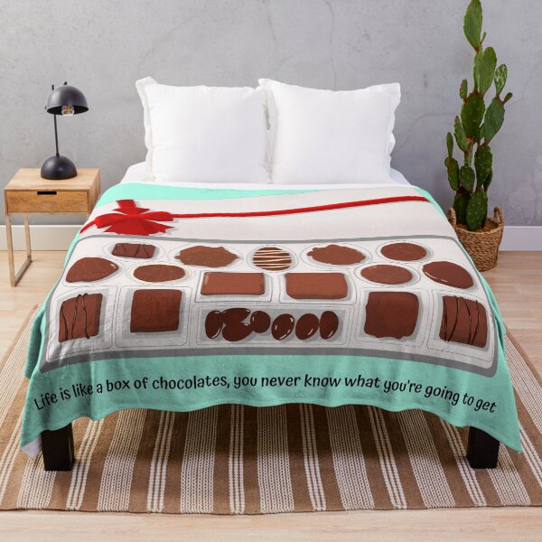 Item preview, Life is like a box of chocolates - Forrest Gump Quote designed and sold by the little fennec.