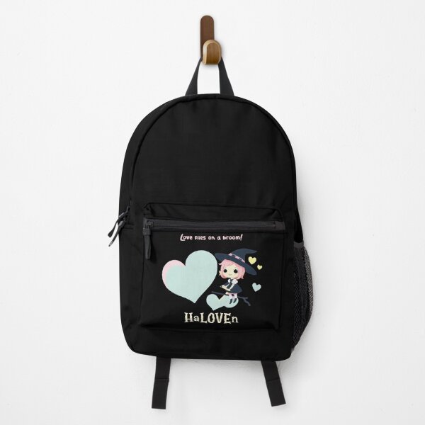 Item preview, Cute Witch with Pink Hair - HaLOVEen Love Flies on a Broom Design designed and sold by Prime-Studio.