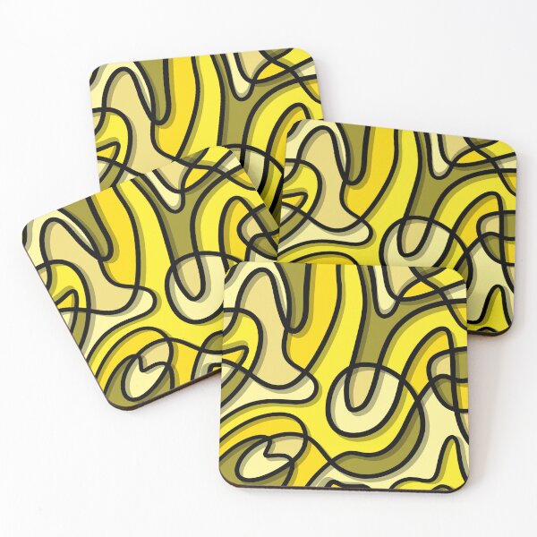 Item preview, Yellow Squiggle designed and sold by barduck.