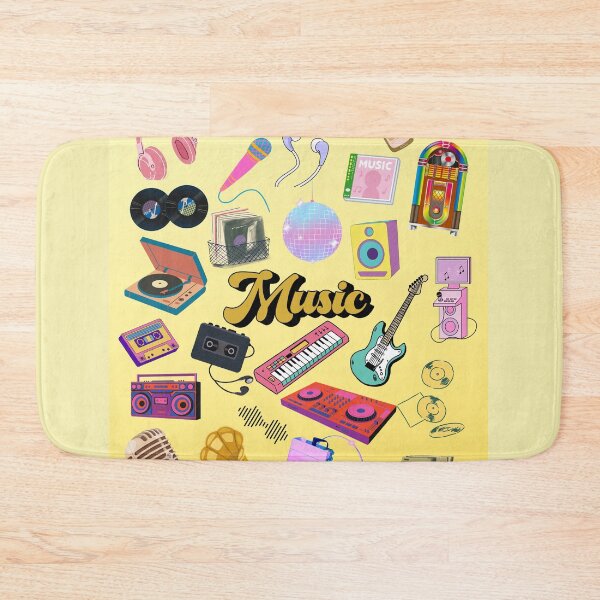 Item preview, Music Everywhere All Around All The Time designed and sold by BrightrDayMusicArt.