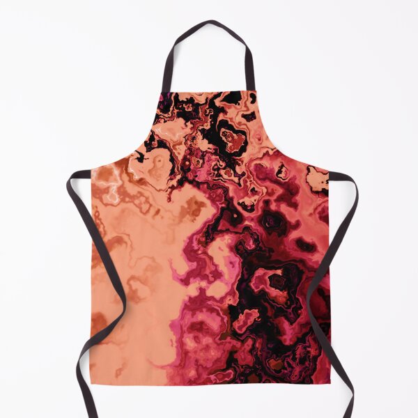 Item preview, MELON & BEED RED MARBLED GEODE designed and sold by Pia Schneider.