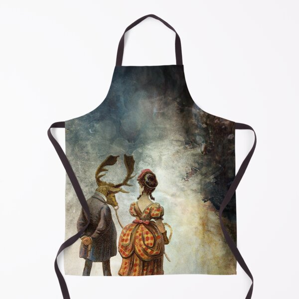 Item preview, VINTAGE COUPLE IN AUTUMNAL ABSTRACT FOREST designed and sold by Pia Schneider.