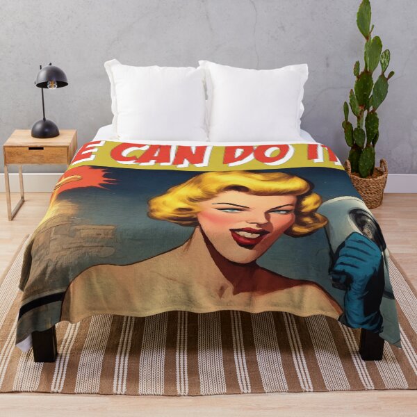 Item preview, "We Can Do It" - The Powerful Woman's Voice Rises Again! designed and sold by UncleBison.