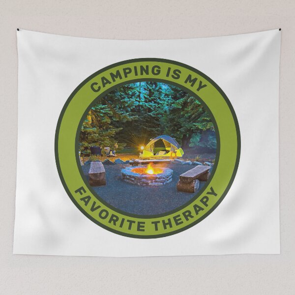 Item preview, Camping Is My Favorite Therapy Camping Men & Women designed and sold by JDMTees.