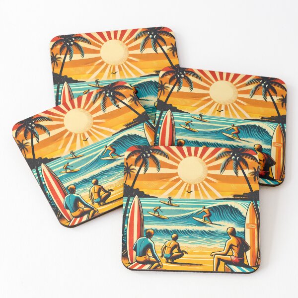 Item preview, Vintage sunny beach theme designed and sold by HarryBozz.