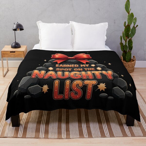 Item preview, Earned My Spot on the Naughty List designed and sold by HolidayT-Shirts.