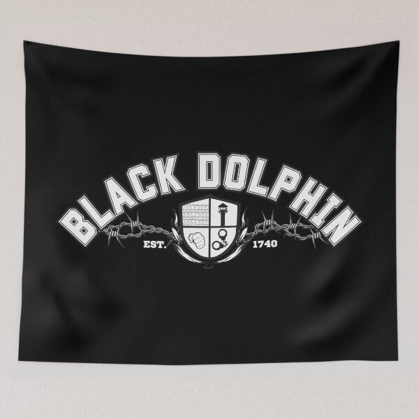 Item preview, Black Dolphin Prison “University,” White designed and sold by UNK-Fatigues.