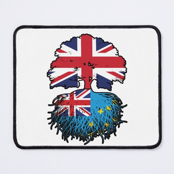 Item preview, Tuvalu Tuvaluan British UK Tree Roots Flag designed and sold by FlagX.