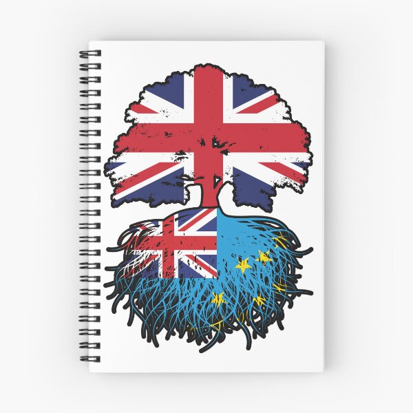 Item preview, Tuvalu Tuvaluan British UK Tree Roots Flag designed and sold by FlagX.