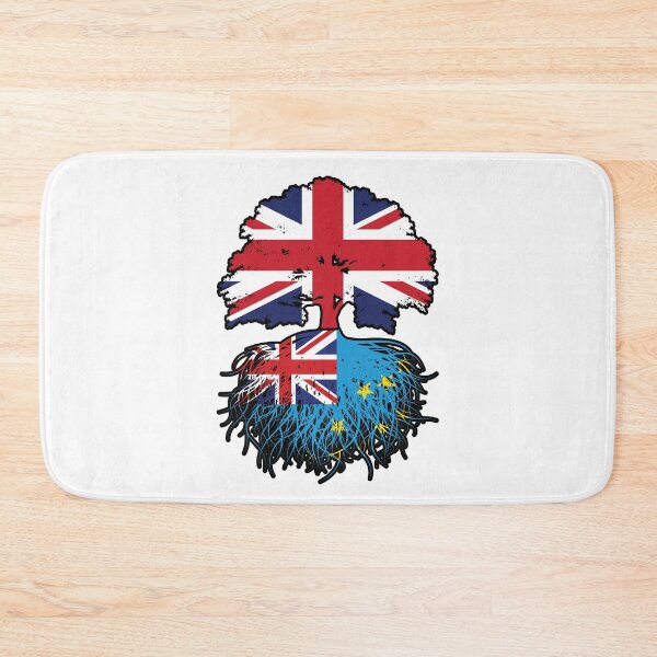 Item preview, Tuvalu Tuvaluan British UK Tree Roots Flag designed and sold by FlagX.