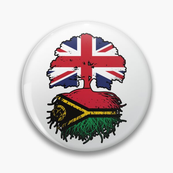 Item preview, Vanuatu Vanuatuan British UK Tree Roots Flag designed and sold by FlagX.