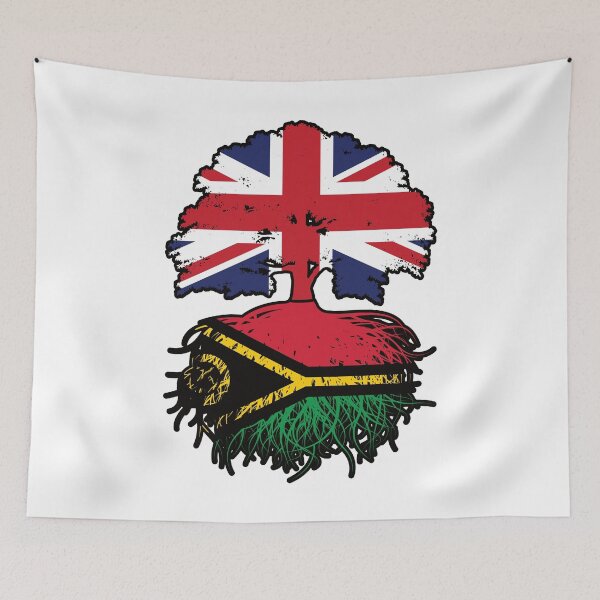 Item preview, Vanuatu Vanuatuan British UK Tree Roots Flag designed and sold by FlagX.