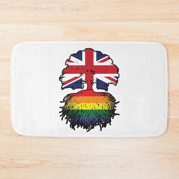 Item preview, Lgbtq Gay British UK United Kingdom Britain Tree Roots Flag designed and sold by FlagX.