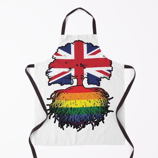 Item preview, Lgbtq Gay British UK United Kingdom Britain Tree Roots Flag designed and sold by FlagX.