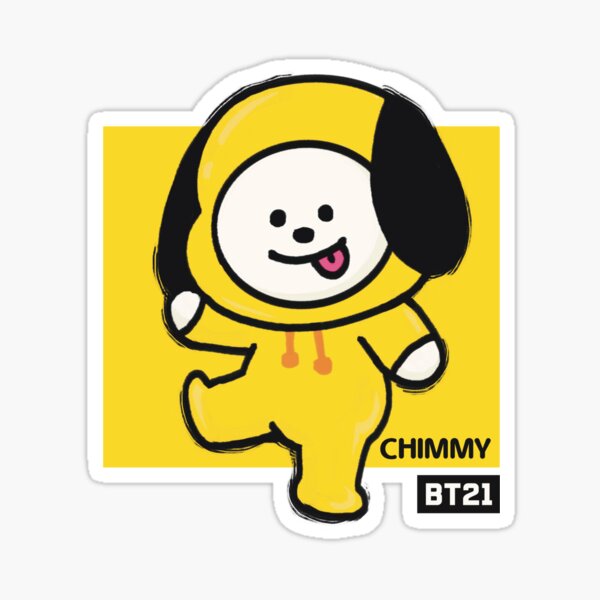 Vista previa del artículo con la obra «BT21 Chimmy», diseñado y vendido por maisgeek.