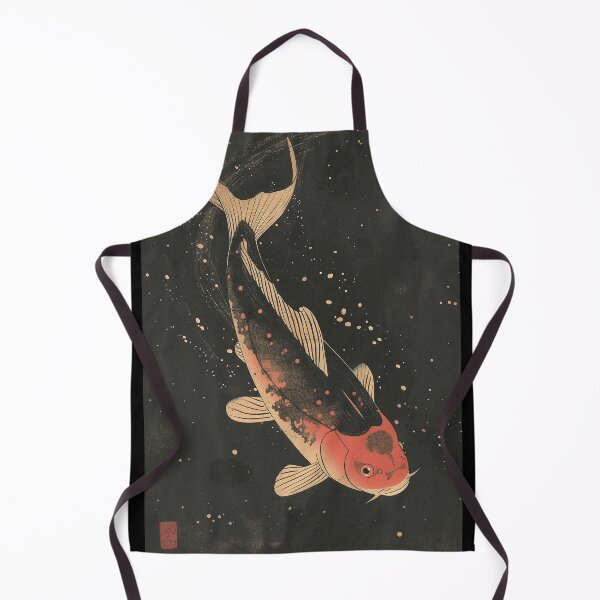 Item preview, Japanese traditional Art Print Koi Carp Fish designed and sold by LagomCitron.