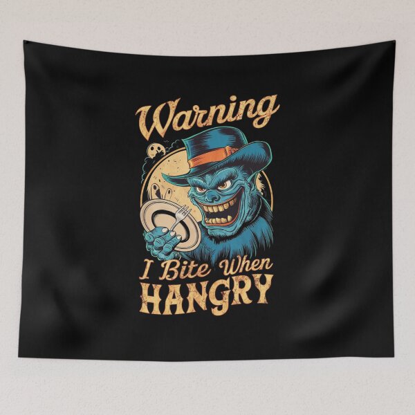 Item preview, Warning I Bite When Hangry designed and sold by CosmicFreedom9.