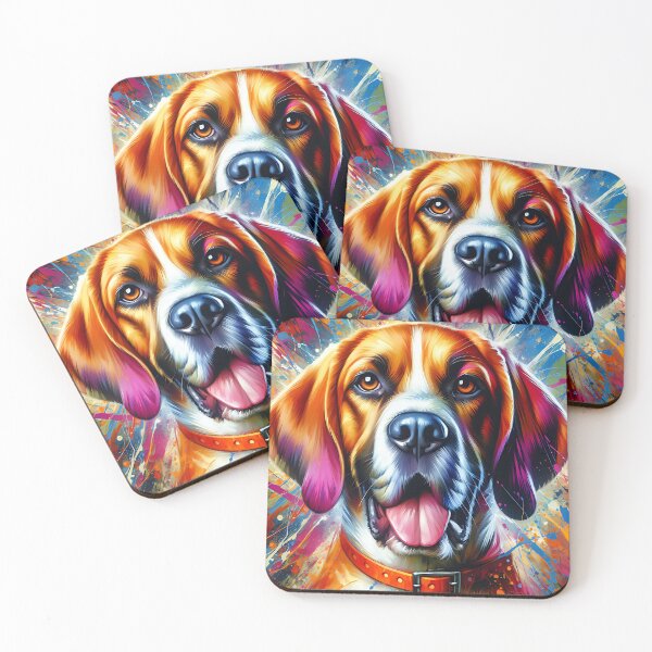 Item preview, Bracco Italiano Dog Portrait Acrylic Art Print Pet Portrait Gifts for Dog Lovers designed and sold by Puppy Puzzles Plus.