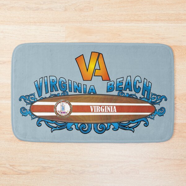 Artikelvorschau, VA Beach Vintages Surfbrettmonogramm entworfen und verkauft von studioss76.