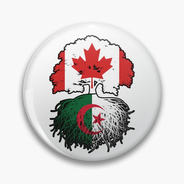 Item preview, Algeria Algerian Canadian Canada Tree Roots Flag designed and sold by FlagX.