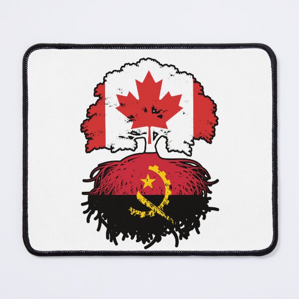Item preview, Angola Angolan Canadian Canada Tree Roots Flag designed and sold by FlagX.