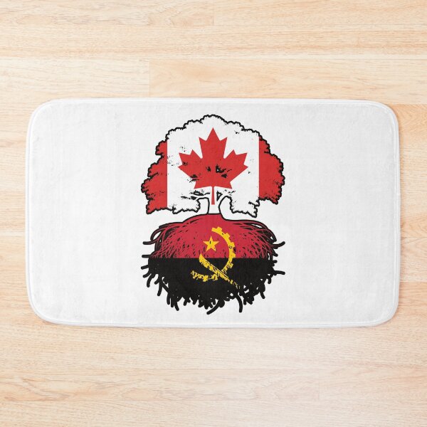 Item preview, Angola Angolan Canadian Canada Tree Roots Flag designed and sold by FlagX.