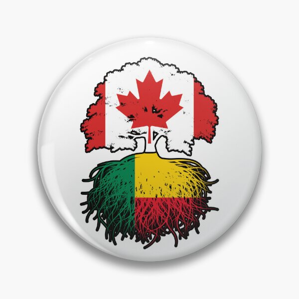 Item preview, Benin Beninese Canadian Canada Tree Roots Flag designed and sold by FlagX.
