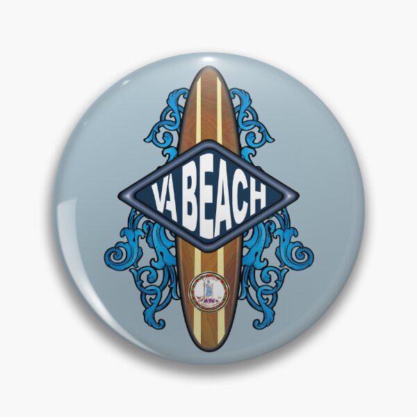 Artikelvorschau, VA Beach Vintage Surfbrett entworfen und verkauft von studioss76.