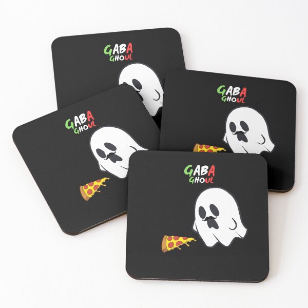 Item preview, Gaba Ghoul Funny Ghost Italian Hungry of Pizza designed and sold by Watercolored-Me.