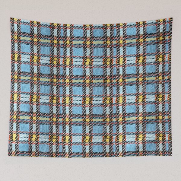 Item preview, Aruba national flag tartan pattern designed and sold by Tirsot.