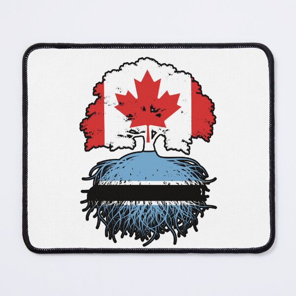 Item preview, Botswana Botswanian Canadian Canada Tree Roots Flag designed and sold by FlagX.