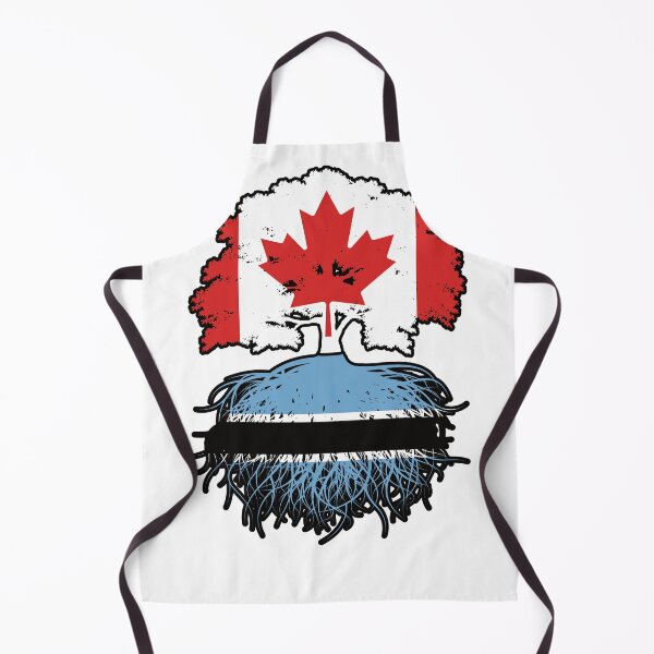 Item preview, Botswana Botswanian Canadian Canada Tree Roots Flag designed and sold by FlagX.